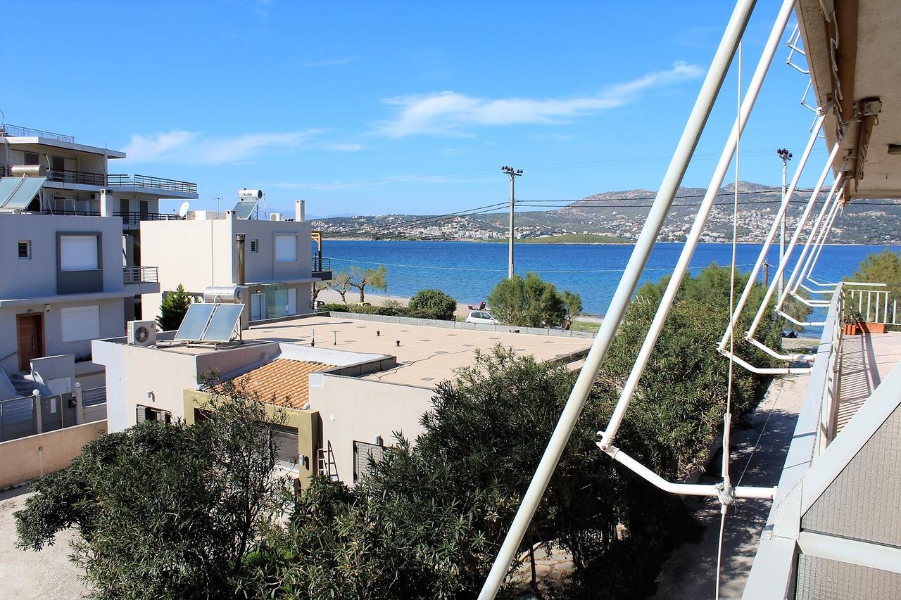 Apartment Sea View In Front Of The Beach Of Agia Marina Porto Rafti Exterior foto